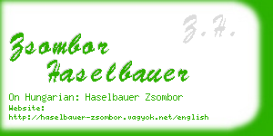 zsombor haselbauer business card